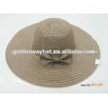 women's crocheted paper straw sombrero hat